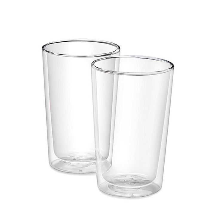Delonghi Double Wall Thermal Glasses 490ml/16.6oz Set of 2 - DLSC319