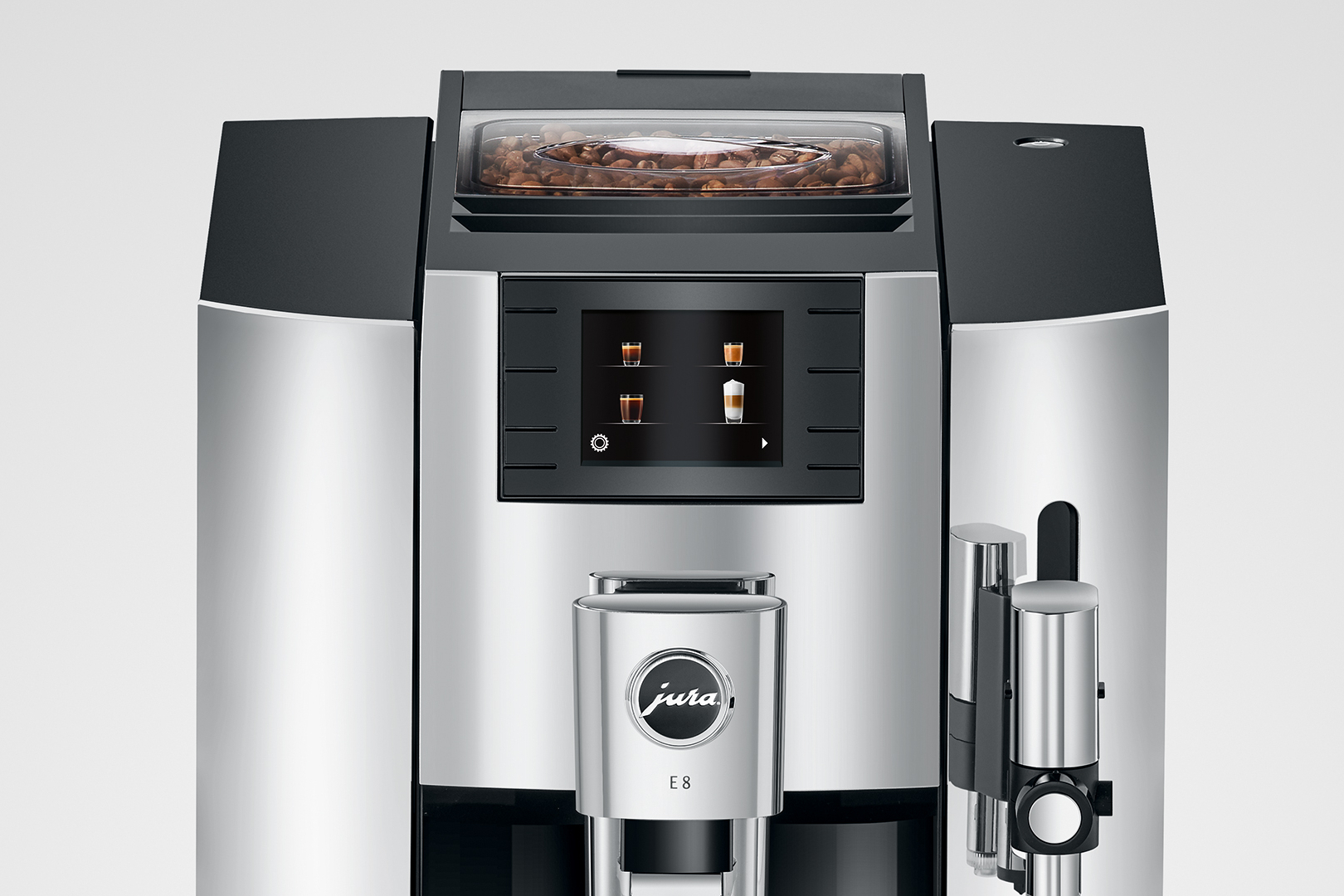 Jura E8 2021 Superautomatic Espresso Machine - Chrome #15371