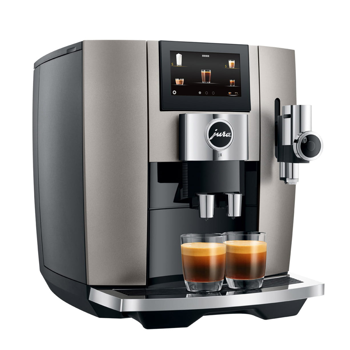 Jura - J8 Midnight Silver Superautomatic Espresso Machine - 15555