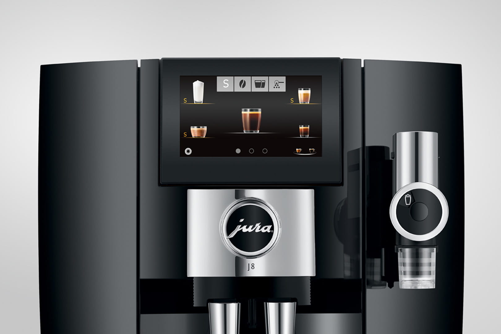 Jura - J8 Piano Black Superautomatic Espresso Machine - 15557