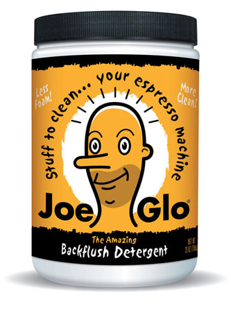 Pallo JoeGlo Backflush Detergent Espresso Machine Cleaning Powder - 25oz Jar