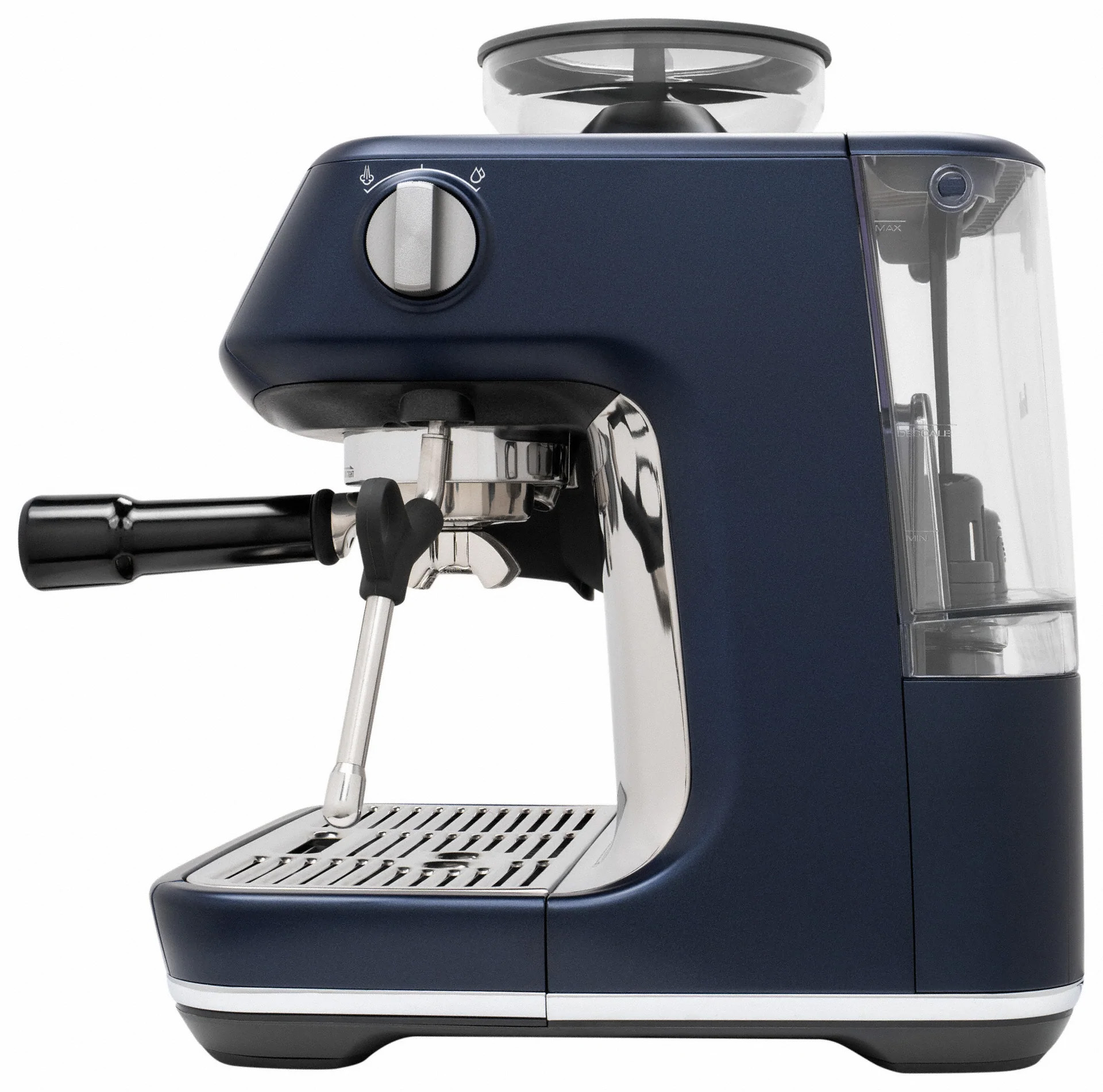 Breville - Barista Pro Semi-Automatic Combo Espresso Machine with Grinder Damson Blue - BES878DBL