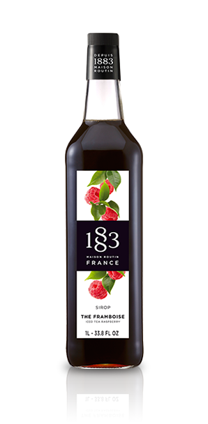 1883 Iced Tea Raspberry Syrup 1L Glass Bottle