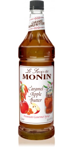 Monin Caramel Apple Butter 1L Plastic Bottle