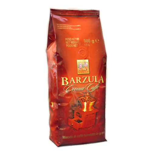 Barzula Crema Caffe 500g Whole Roasted Beans
