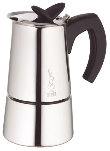 Bialetti Musa 2 Cup Stainless Steel Stovetop Espresso Maker