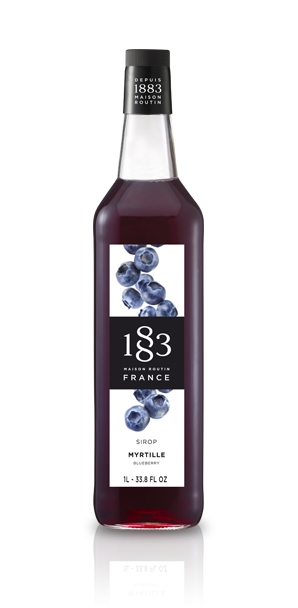 1883 Blueberry Syrup 1L Glass Bottle