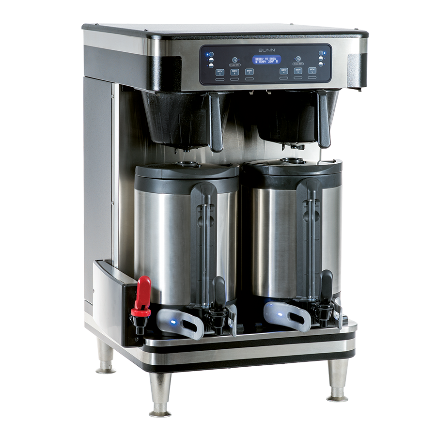 Bunn Infusion Series Twin Soft Heat Coffee Brewer Stainless & Black - 51200.6101