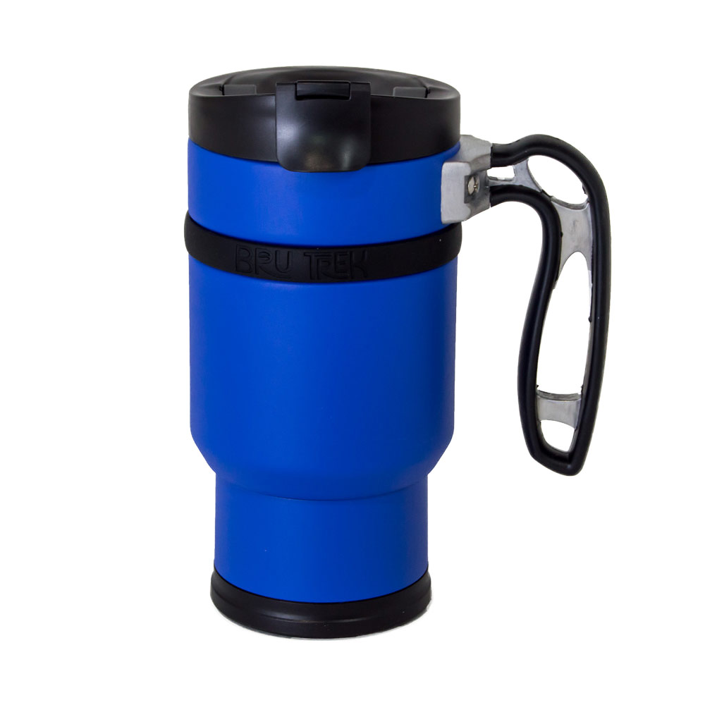 Planetary Design Double Shot Travel Press with Bru-Stop 16 fl. oz. - Mountain Lake Blue - DS0916