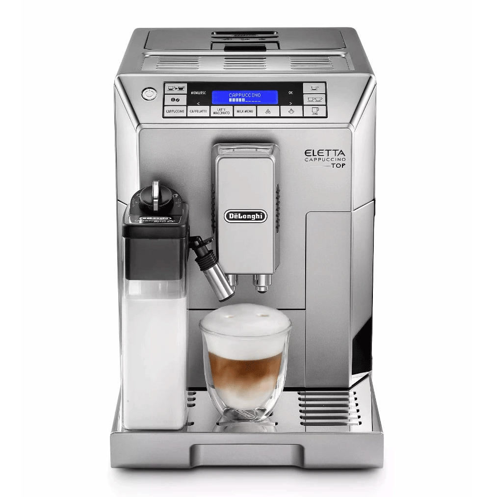 DeLonghi - Eletta Cappuccino TOP with IFD Display Super Automatic Espresso Machine Silver - ECAM45760S (OPEN BOX - IN STORE PURCHASE ONLY - STORE DEMO MODEL)