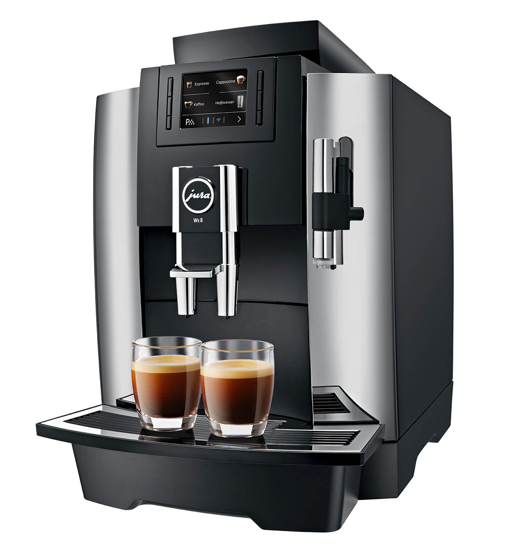 Jura - WE8 Professional Super Automatic Espresso Machine CHROME TFT Display P.E.P.