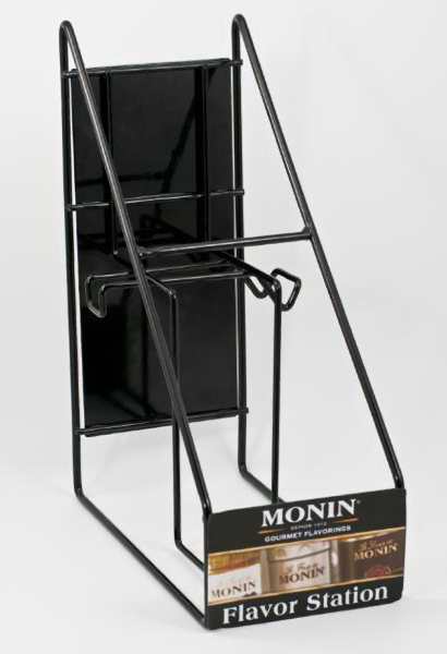 Monin Wire Stand 2 Tier Sauce Bottle Rack