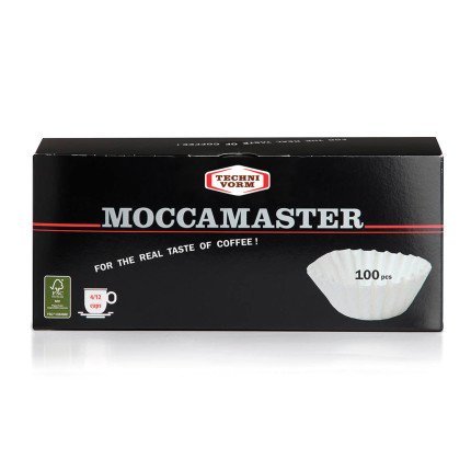 Technivorm Moccamaster CD Grand Basket Filters White 100 Pack 4 - 12 Cup - 85025