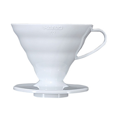Hario V60 Coffee Dripper White Plastic 02 - VD-02W
