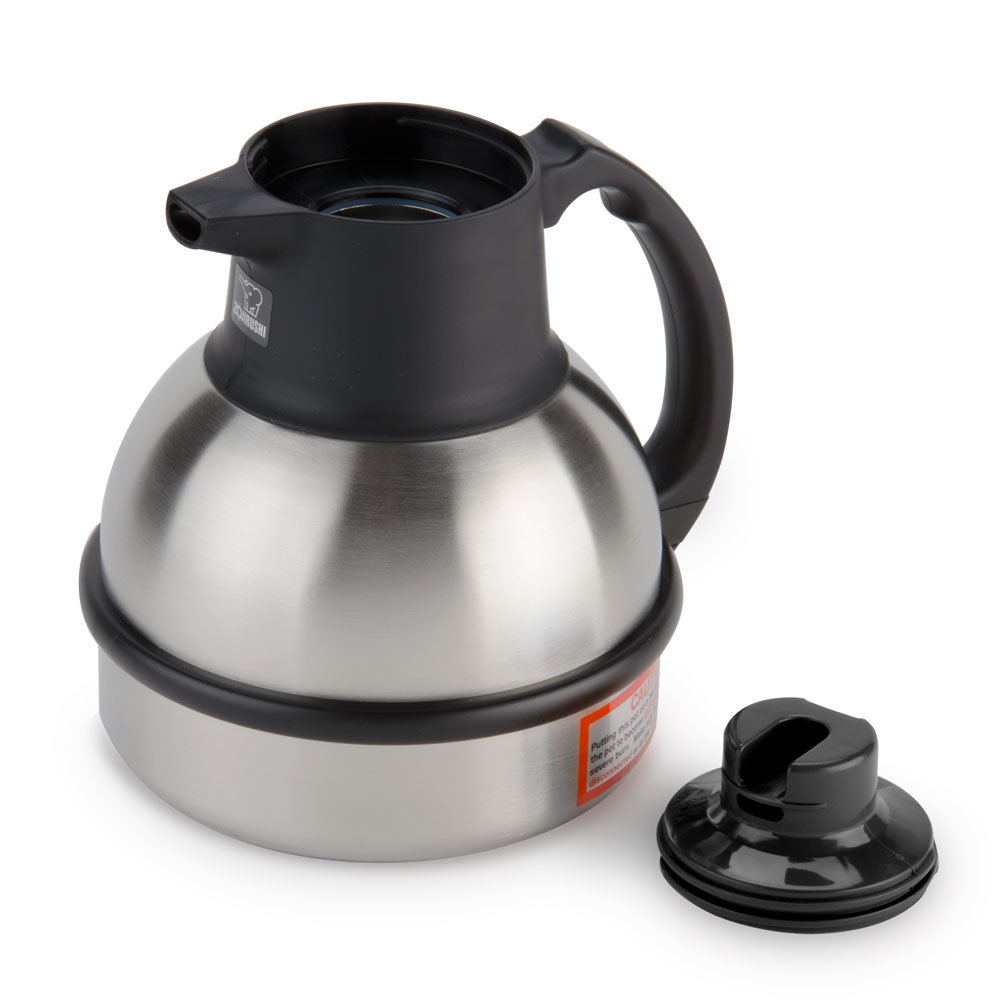 Bunn 1.9L / 64 oz. Stainless Steel Deluxe Thermal Carafe with Black Top (Zojirushi)