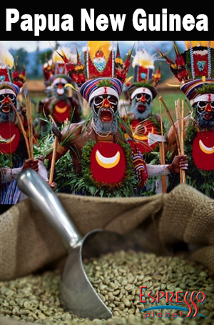 Green Coffee Beans - Papua New Guinea 2lb Bag