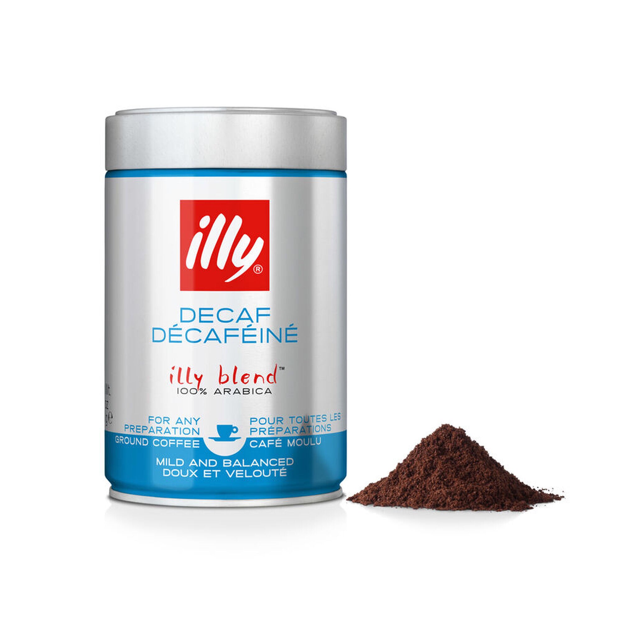 Illy Ground Espresso -  Decaf 250g (LIGHT BLUE)
