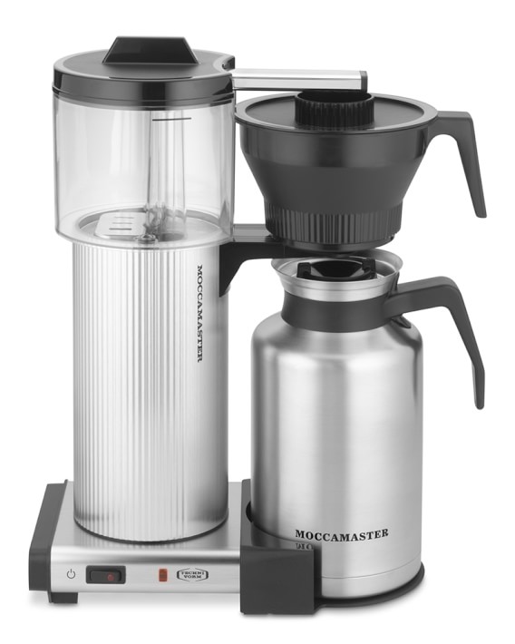 Moccamaster 79112 10-Cup Coffee Brewer with Thermal Carafe Polished Silver