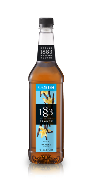 1883 Vanilla Sugar Free Syrup 1L Plastic Bottle