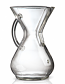 Chemex Glass Handle Series 6 Cup Glass Coffee Maker   