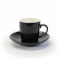 BIA Black Espresso Cups and Saucers. Set of 6