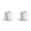 Delonghi Ceramic Cappuccino Cups & Saucer by Tognana Set of 2 - DLSC309