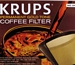 Krups Gold Tone Permanent Coffee Filter