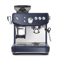 Breville - Barista Express Impress Semi-Automatic Combo Espresso Machine with Grinder Damson Blue - BES876DBL
