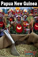 Green Coffee Beans - Papua New Guinea 2lb Bag