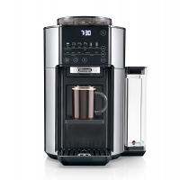 DeLonghi - TrueBrew Automatic Coffee Maker Stainless Steel & Black - CAM51025MB