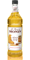 Monin Honey Syrup 1L Plastic Bottle