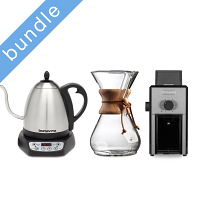 Bonavita - Variable Electric 1.0 L Gooseneck Kettle and Chemex Classic 8 Cup Coffee Maker Bundle