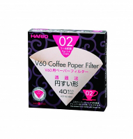 Hario V60 Filter 02 Natural - 40 Pack HR-VCF-02-40M