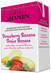 Monin Strawberry Banana Real Fruit Smoothie Mix 46oz