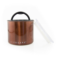 Planetary Design AirScape Classic Stainless Steel 32oz Coffee Canister 4" - Mocha 