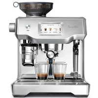 Breville - Oracle Touch Semi-Automatic Combo Espresso Machine with Grinder - BES990BSS Stainless Steel