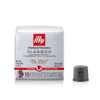 Illy Iper Coffee Capsule Cube - 18 Capsules - Classico Medium Roast