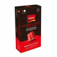 Torrie Nespresso Compatible Aluminum Capsules Box of 10 - Expresso Classico