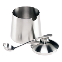 Frieling Sugar Bowl with Spoon Brushed Finish  #0146