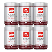 Illy Ground Espresso - Intenso Bold Roast 250g Case of 6 (BROWN) - A060 or 8840
