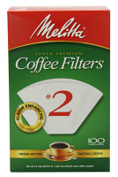Melitta Cone Filters #2 White 100 Pack