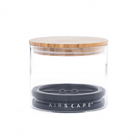 Planetary Design AirScape Glass with Bamboo Lid 32oz Coffee Canister 4" Small - AGW04 