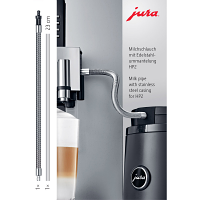Jura Milk Pipe with Stainless Steel Casing for GIGA HP2 - #24113