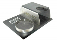 Rocket Logo Tamper Stand - Stainless Steel